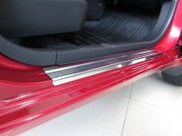 Накладки на пороги Nissan Micra IV 5D 2010+ BGT